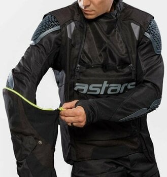 Textiljacke Alpinestars Halo Drystar Jacket Black/Black L Textiljacke - 4