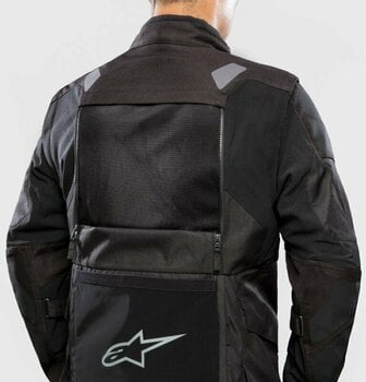 Textiljacka Alpinestars Halo Drystar Jacket Black/Black L Textiljacka - 5