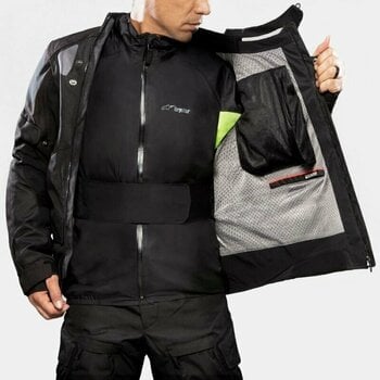 Textildzseki Alpinestars Halo Drystar Jacket Black/Black L Textildzseki - 8