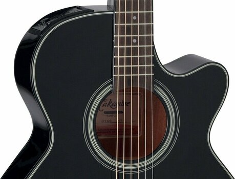 Elektroakusztikus gitár Takamine GF15CE Fekete - 2