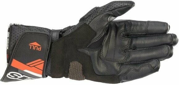 Motorcycle Gloves Alpinestars SP-8 V3 Leather Gloves Black/Red Fluorescent 2XL Motorcycle Gloves - 2