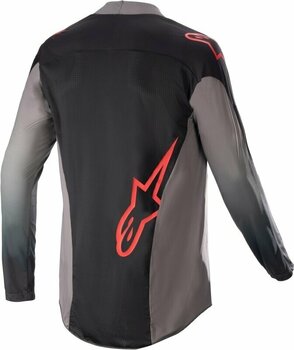 Koszulka motocross Alpinestars Techstar Sein Jersey Black/Neon Red L Koszulka motocross - 2