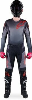 Koszulka motocross Alpinestars Techstar Sein Jersey Black/Neon Red L Koszulka motocross - 3