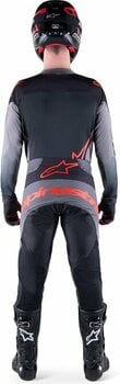 Koszulka motocross Alpinestars Techstar Sein Jersey Black/Neon Red L Koszulka motocross - 4