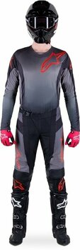 Maillot de motocross Alpinestars Techstar Sein Jersey Black/Neon Red M Maillot de motocross - 3
