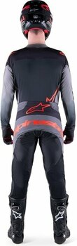 Motocross-trøje Alpinestars Techstar Sein Jersey Black/Neon Red S Motocross-trøje - 4