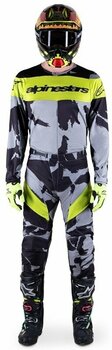 Cross mez Alpinestars Racer Tactical Jersey Gray/Camo/Yellow Fluorescent M Cross mez - 3