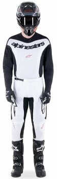 Motokrosový dres Alpinestars Fluid Lurv Jersey Black/White L Motokrosový dres - 3