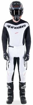 Koszulka motocross Alpinestars Fluid Lurv Jersey Black/White M Koszulka motocross - 3