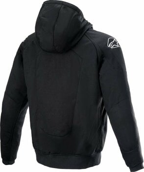 Tekstiljakke Alpinestars Chrome Ignition Hoodie Black/Yellow Fluorescent 2XL Tekstiljakke - 2