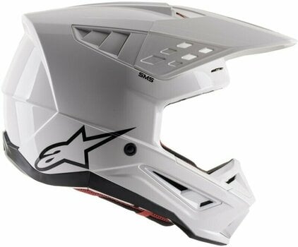 Bukósisak Alpinestars S-M5 Solid Helmet White Glossy L Bukósisak - 2