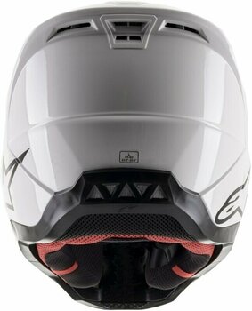 Bukósisak Alpinestars S-M5 Solid Helmet White Glossy L Bukósisak - 7