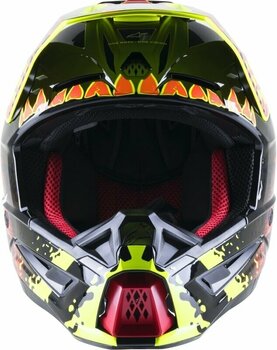 Hjelm Alpinestars S-M5 Solar Flare Helmet Black/Red Fluorescent/Yellow Fluorescent/Glossy L Hjelm - 3