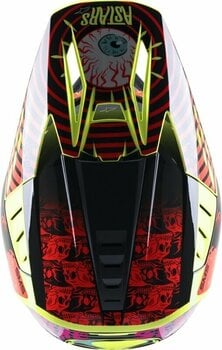 Kask Alpinestars S-M5 Solar Flare Helmet Black/Red Fluorescent/Yellow Fluorescent/Glossy L Kask - 6