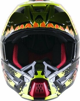 Bukósisak Alpinestars S-M5 Solar Flare Helmet Black/Red Fluorescent/Yellow Fluorescent/Glossy XL Bukósisak - 3