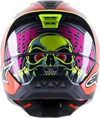 Helm Alpinestars S-M5 Solar Flare Helmet Black/Red Fluorescent/Yellow Fluorescent/Glossy XL Helm - 6
