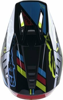 Каска Alpinestars S-M5 Action Helmet Black/Cyan/Yellow Fluorescent/Glossy S Каска - 6