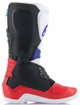 Motorcycle Boots Alpinestars Tech 3 Boots White/Bright Red/Dark Blue 40,5 Motorcycle Boots - 3