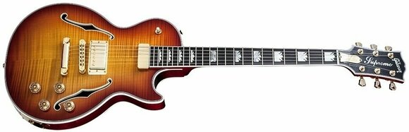 Elektrická gitara Gibson Supreme 2014 Heritage Cherry Sunburst Perimeter Shaded Back - 4