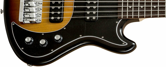 5-saitiger E-Bass, 5-Saiter E-Bass Gibson EB 2014 5 String Fireburst Vintage Gloss - 8
