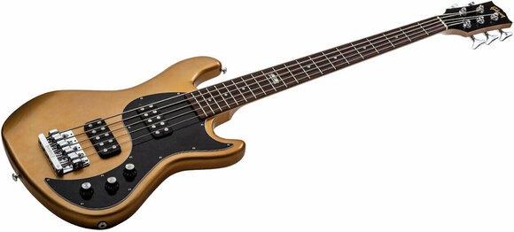 5-saitiger E-Bass, 5-Saiter E-Bass Gibson EB 2014 5 String Bullion Gold Vintage Gloss - 5