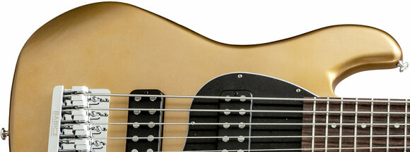5-saitiger E-Bass, 5-Saiter E-Bass Gibson EB 2014 5 String Bullion Gold Vintage Gloss - 8