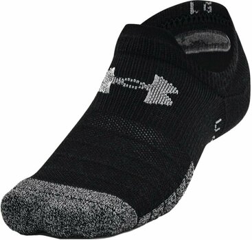 Fitness nogavice Under Armour HeatGear Ultra Low Tab 3-Pack Socks Black/Steel L Fitness nogavice - 2