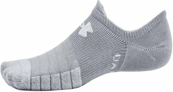 Treenisukat Under Armour HeatGear Ultra Low Tab 3-Pack Steel/White L Treenisukat - 4