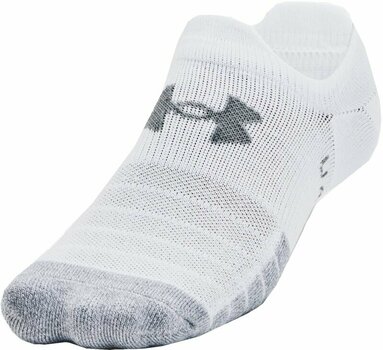 Fitness Socken Under Armour HeatGear Ultra Low Tab 3-Pack Steel/White L Fitness Socken - 5