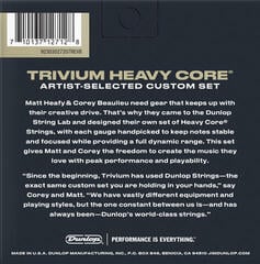 E-guitar strings Dunlop TVMN10637 String Lab Trivium 7-String E-guitar strings - 1