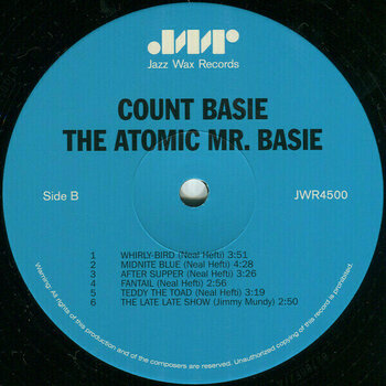 Vinyl Record Count Basie - The Atomic Mr. Basie (LP) - 3