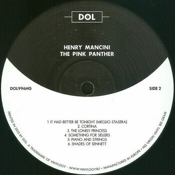 Грамофонна плоча Henry Mancini - The Pink Panther (LP) - 5