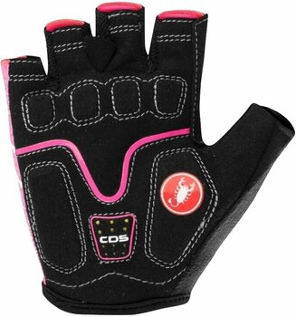 Kesztyű kerékpározáshoz Castelli Dolcissima 2 W Gloves Pink Fluo XS Kesztyű kerékpározáshoz - 2