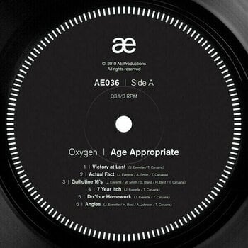 Disque vinyle Oxygen - Age Appropriate (LP) - 2