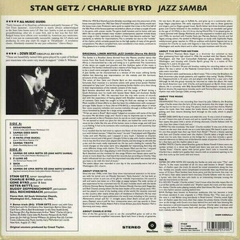 Hanglemez Stan Getz - Jazz Samba (LP) - 4