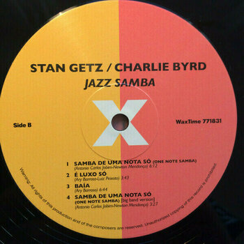 Hanglemez Stan Getz - Jazz Samba (LP) - 3