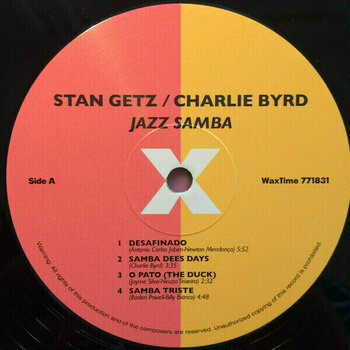 Vinyl Record Stan Getz - Jazz Samba (LP) - 2
