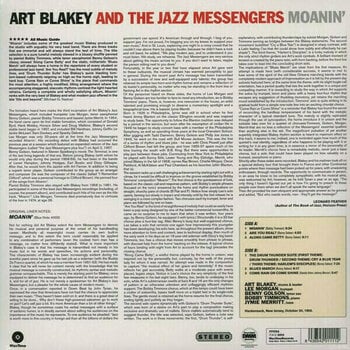 Vinyylilevy Art Blakey & Jazz Messengers - Moanin (LP) - 4