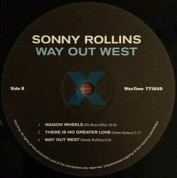 Vinyylilevy Sonny Rollins - Way Out West (LP) - 3