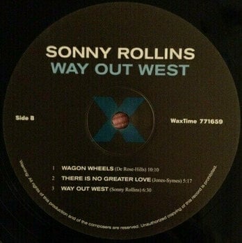 Vinyl Record Sonny Rollins - Way Out West (LP) - 2