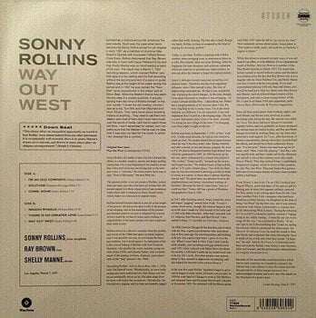 Vinyylilevy Sonny Rollins - Way Out West (LP) - 4
