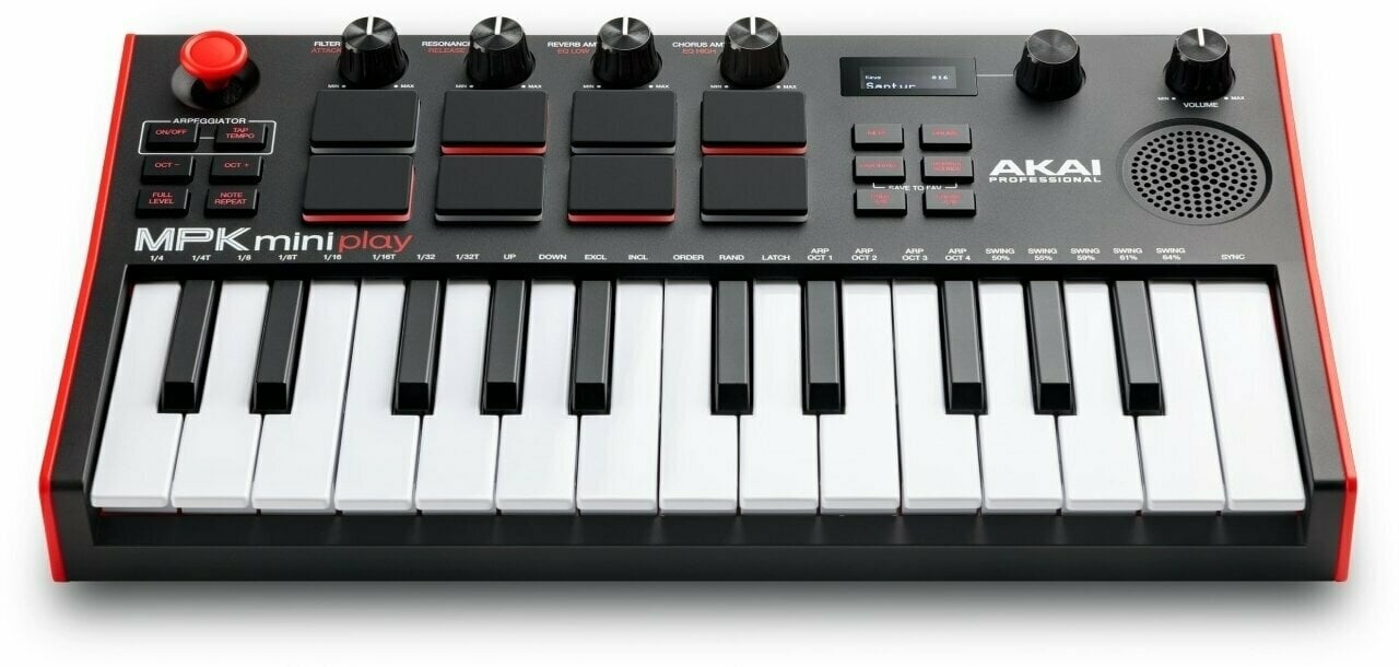 Akai MPK Mini PLAY MK3 Master Keyboard - Muziker