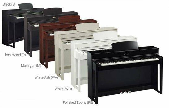 Digital Piano Yamaha CLP-535 WH SET - 2