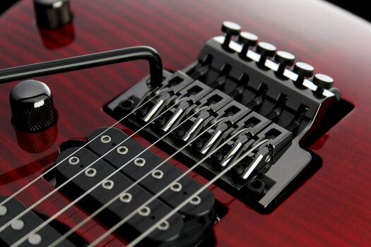 Electric guitar Ibanez KIKO100-TRR Transparent Ruby Red - 7
