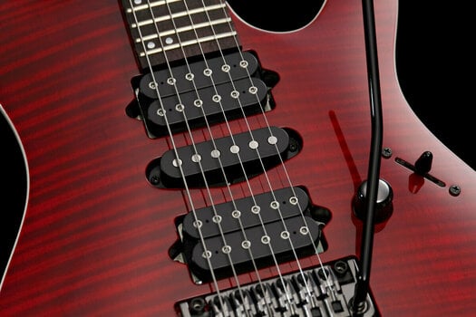 Electric guitar Ibanez KIKO100-TRR Transparent Ruby Red - 12