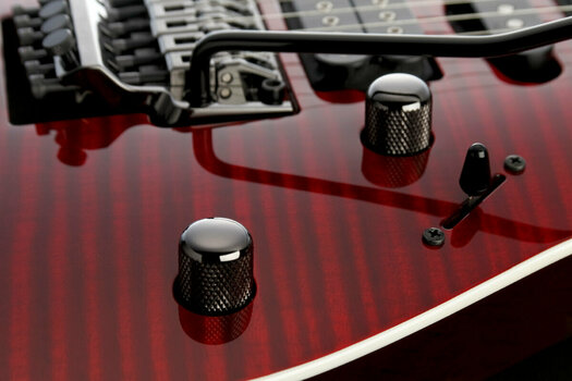 Electric guitar Ibanez KIKO100-TRR Transparent Ruby Red - 13
