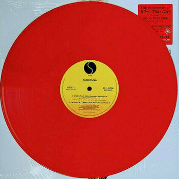 Madonna - Who's That Girl / Causing A Commotion (35th Anniversary) (RSD 2022) (Red Vinyl) (LP)