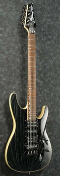Elektromos gitár Ibanez S570AH-SWK Silver Wave Black - 2