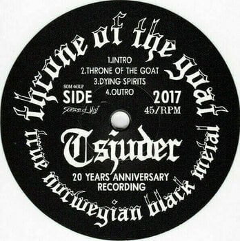 Vinylskiva Tsjuder - Throne Of The Goat 1997-2017 (White Coloured) (LP) - 3