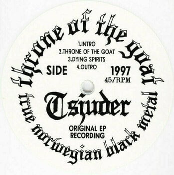 Vinyl Record Tsjuder - Throne Of The Goat 1997-2017 (White Coloured) (LP) - 4